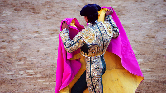 西班牙传统斗牛场鬥牛艺术赛