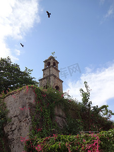 斯里兰卡废弃的尼甘布堡垒的塔
