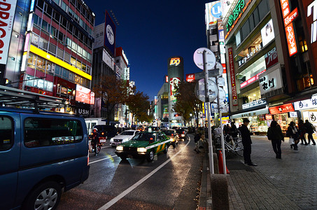日本东京 — 11 月 28 日：涩谷被称为青年时尚