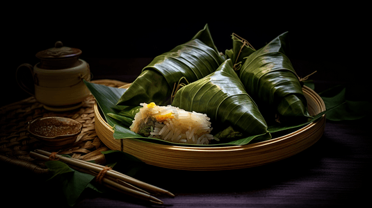 端午粽子摄影照片_端午节端午粽子食物实拍摄影图3