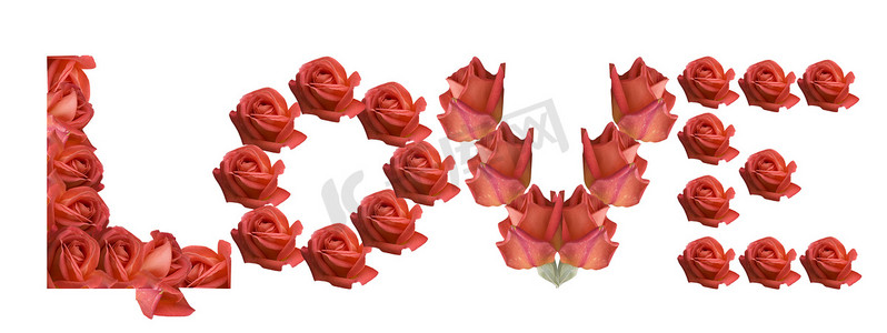 LOVE 为情人节、母亲节、生日献上玫瑰花