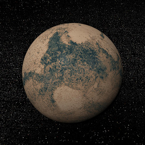探索火星摄影照片_火星行星和恒星 — 3D 渲染