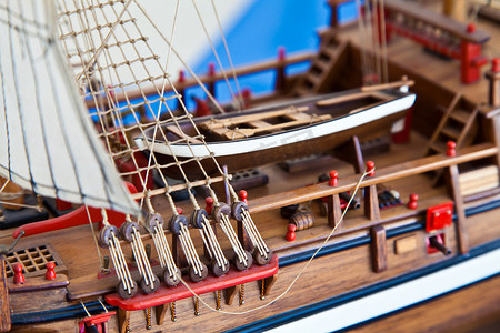 大帆船模型细节