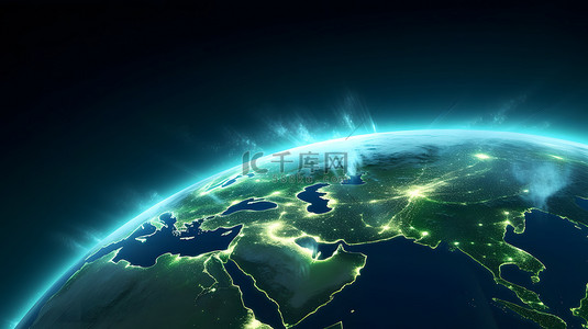 商务未来科技地球背景图片_星球地球商务未来科技主题背景图片