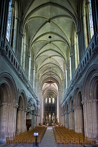 巴黎圣母院，巴约，诺曼底，法国的内部