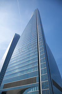 俯视摩天大楼