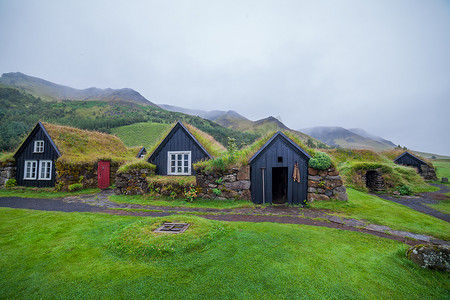 大方首页摄影照片_传统的冰岛房子