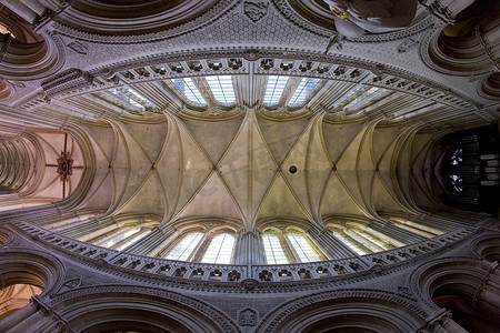 巴黎圣母院，巴约，诺曼底，法国的内部
