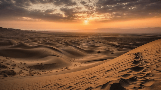 沙漠泸州摄影照片_纳斯卡沙漠的景观和沙
