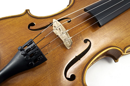 意大利木制小提琴和弦细节