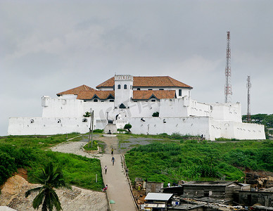 加纳阿克拉附近的埃尔米纳城堡