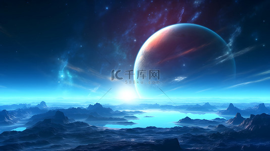 游戏主题栏背景图片_星球地球商务未来科技主题背景图片