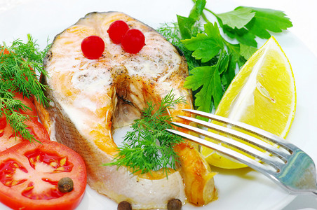 鱼菜-蔬菜烤鱼