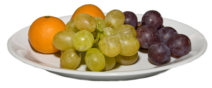 红葡萄摄影照片_红葡萄和白葡萄