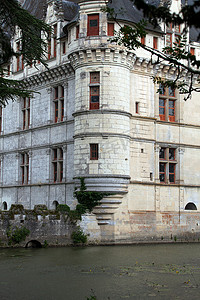 法国卢瓦尔河谷的 Azay-le-Rideau 城堡