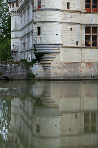 le摄影照片_法国卢瓦尔河谷的 Azay-le-Rideau 城堡