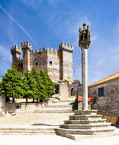 贝拉摄影照片_葡萄牙贝拉省佩内多诺城堡