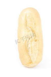 白米白面摄影照片_新鲜和自制的白面包叫长方形宝石