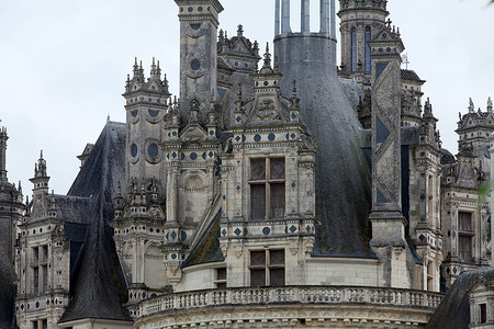 欧洲皇室摄影照片_法国雪儿谷的香波堡城堡