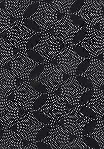 黑色和银色质地织物设计形状圆形图案黑色