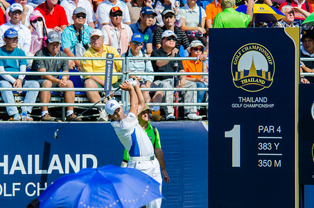 欧洲杯券摄影照片_泰国高尔夫锦标赛 2014