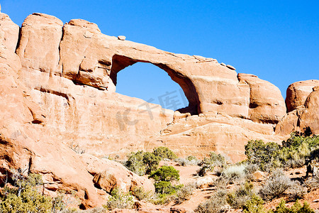 天际线拱门，拱门国家公园，犹他州，美国