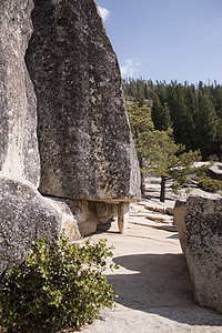 优胜美地岩壁远足塞拉利昂度假谷景区岩石纳