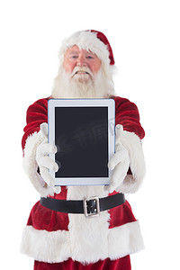 圣诞老人赠送了一台平板电脑