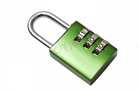 绿色密码锁