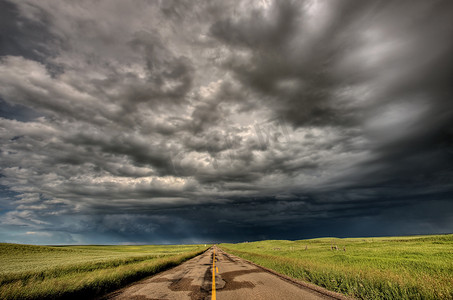 暴风云 Prairie 天空 Saskatchewan