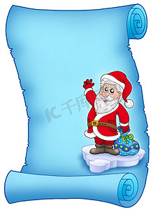 蓝色羊皮纸与圣诞老人 2