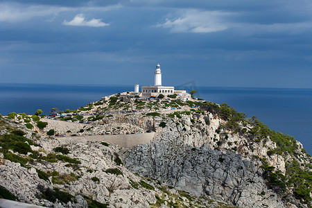 Cap de Formentor 上的灯塔。