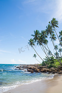 印度洋摄影照片_热带石滩