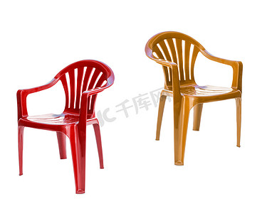 红色和黄色的椅子