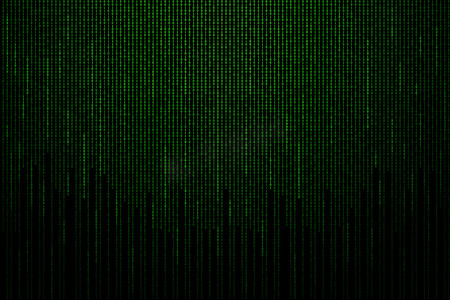科技光背景摄影照片_带有绿色二进制代码的矩阵背景
