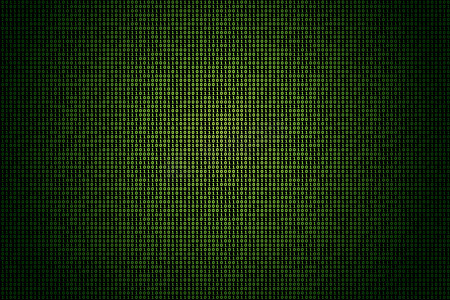 绿色二进制数据科技背景