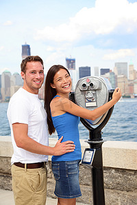 旅游局摄影照片_游客夫妇 - 美国纽约旅游局