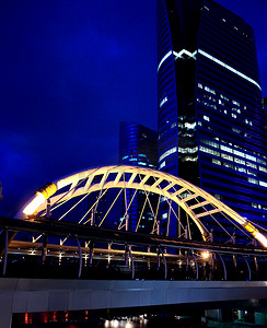 泰国夜景摄影照片_曼谷夜景