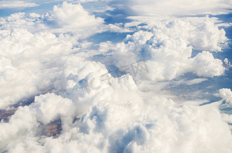 从飞机上拍摄的云