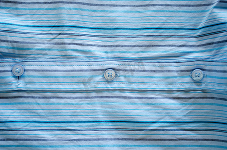衬衫蓝色织物线条简单纽扣背景
