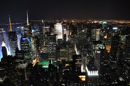 纽约夜景摄影照片_纽约夜景（来自 ESB）