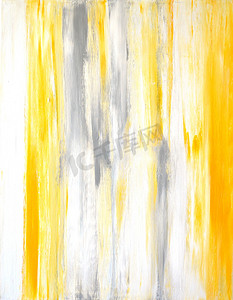 抽象艺术摄影照片_灰色和黄色抽象艺术绘画