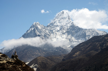 Ama Dablam 山峰，珠穆朗玛峰地区，尼泊尔