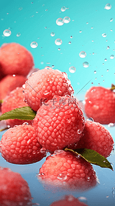 有很多数字的背景图片_夏季水果主题数字艺术绘图