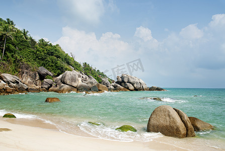 泰国普吉岛附近的热带异国情调海滩
