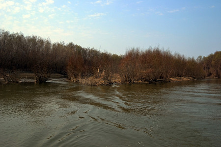 Trămşani 手臂是 3 月 4 日看到的多瑙河有趣的手臂