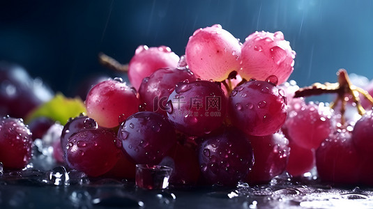 吐鲁番的葡萄熟了背景图片_水果葡萄产品摄影