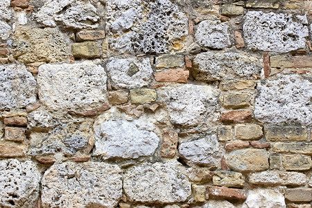 意大利托斯卡纳地区的旧欧洲墙
