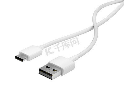 USB-A 和 USB-c 电缆