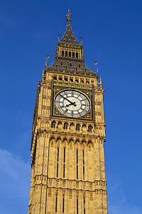 大本钟摄影照片_大本钟（国会大厦）在伦敦